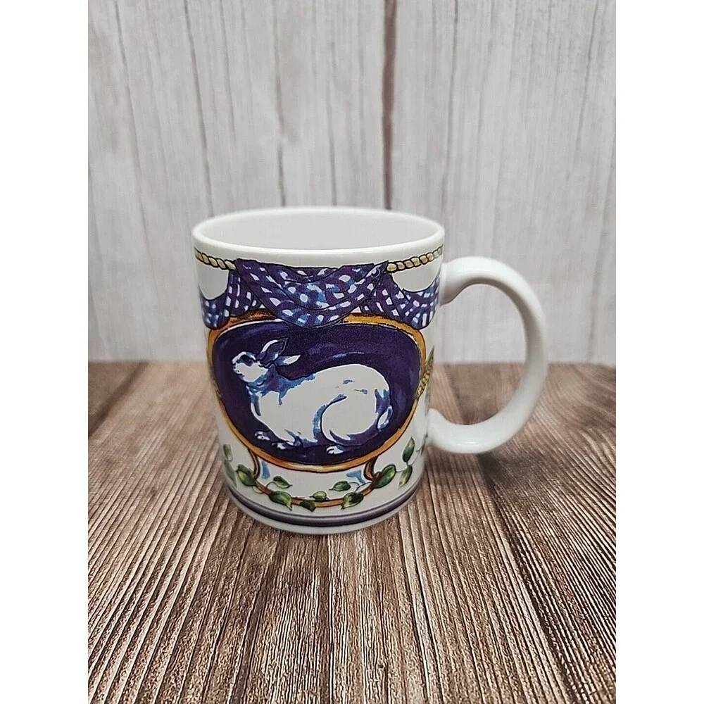 VTG Cooks Club Chef Pig & Rabbit Country Style Large Coffee Mug 14 oz